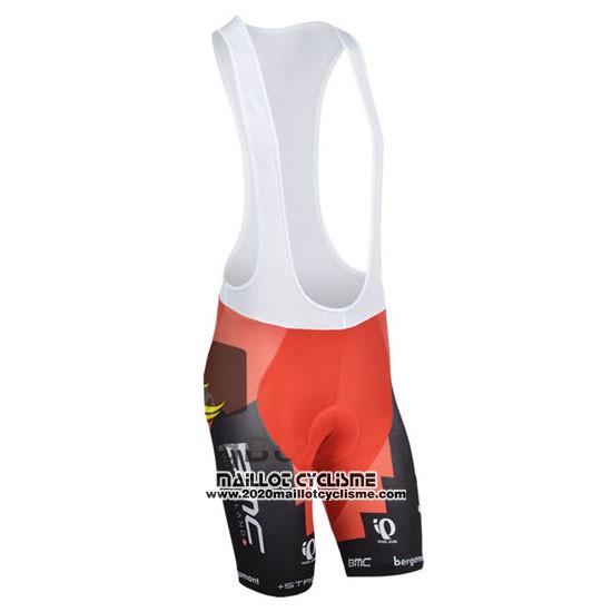 2014 Maillot Ciclismo BMC Rouge et Noir Manches Courtes et Cuissard